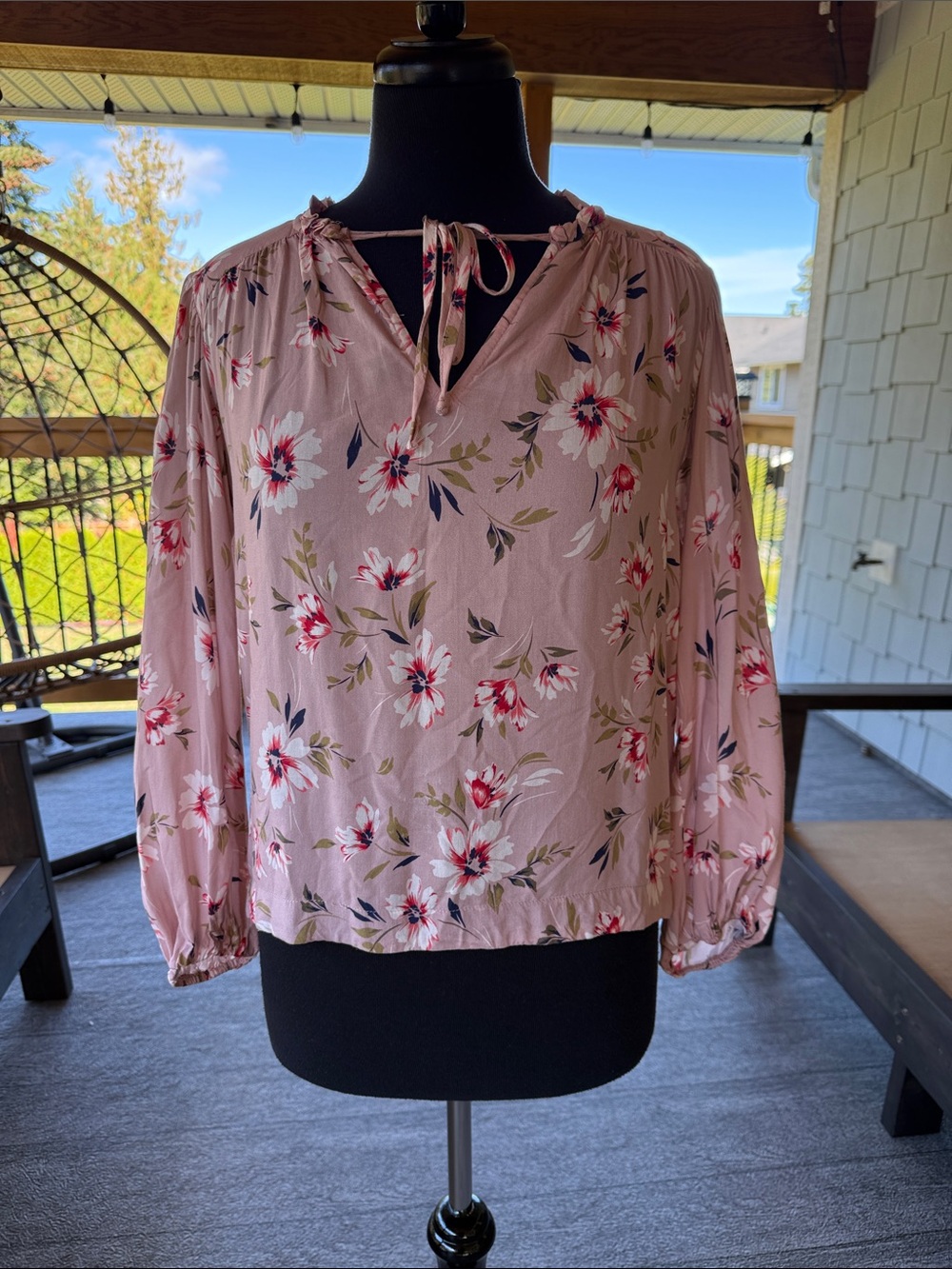 Velvet by Graham & Spencer | Floral Viscose Blouse